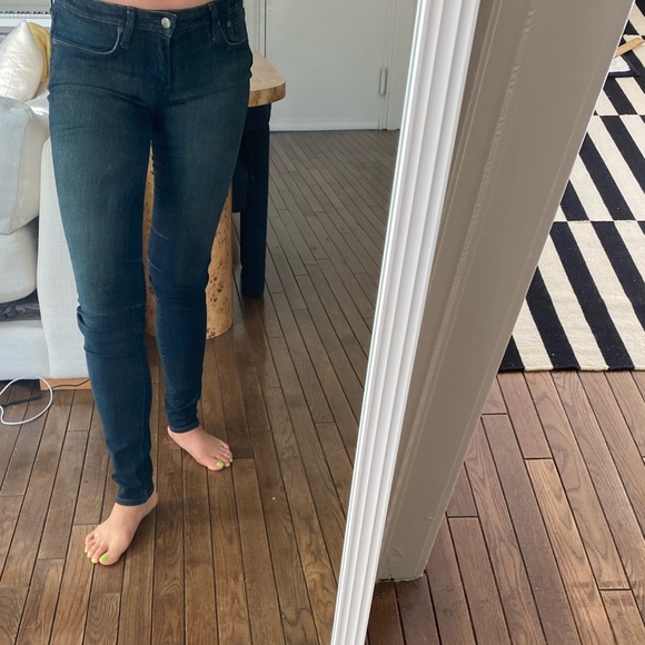 Helmut Lang- high rise skinny leg jeans - Picture 2 of 15